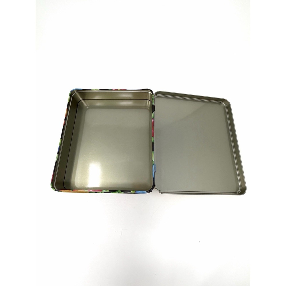 Mary Engelbreit Tin Lot Hinged Lid Photo Frame Lid Decorative Storage Boxes - Picture 9 of 10